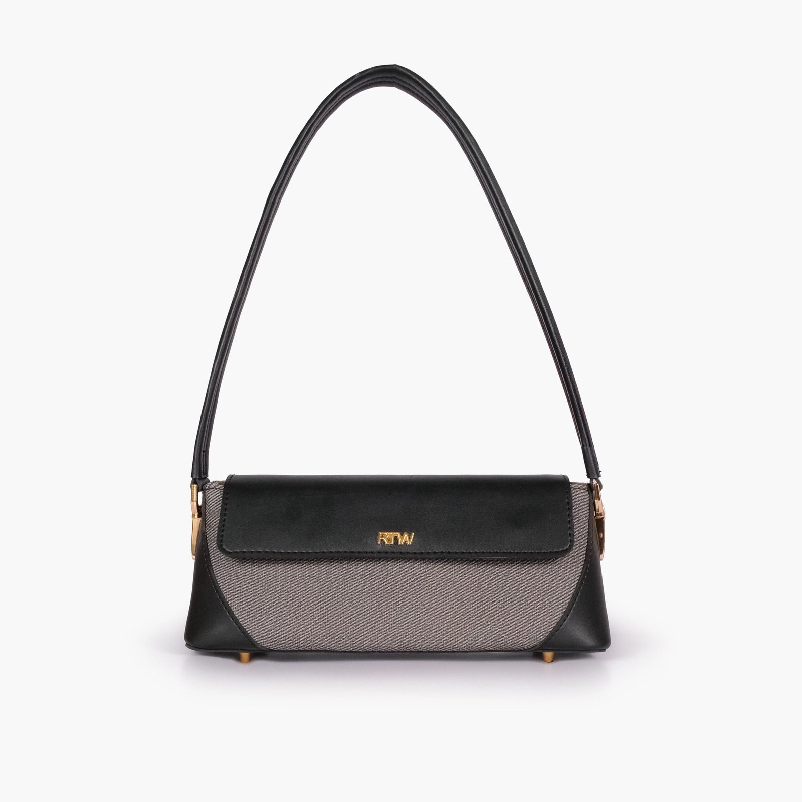BSB-01-01.jpg Mercura Black baguette shoulder bag - Image 1