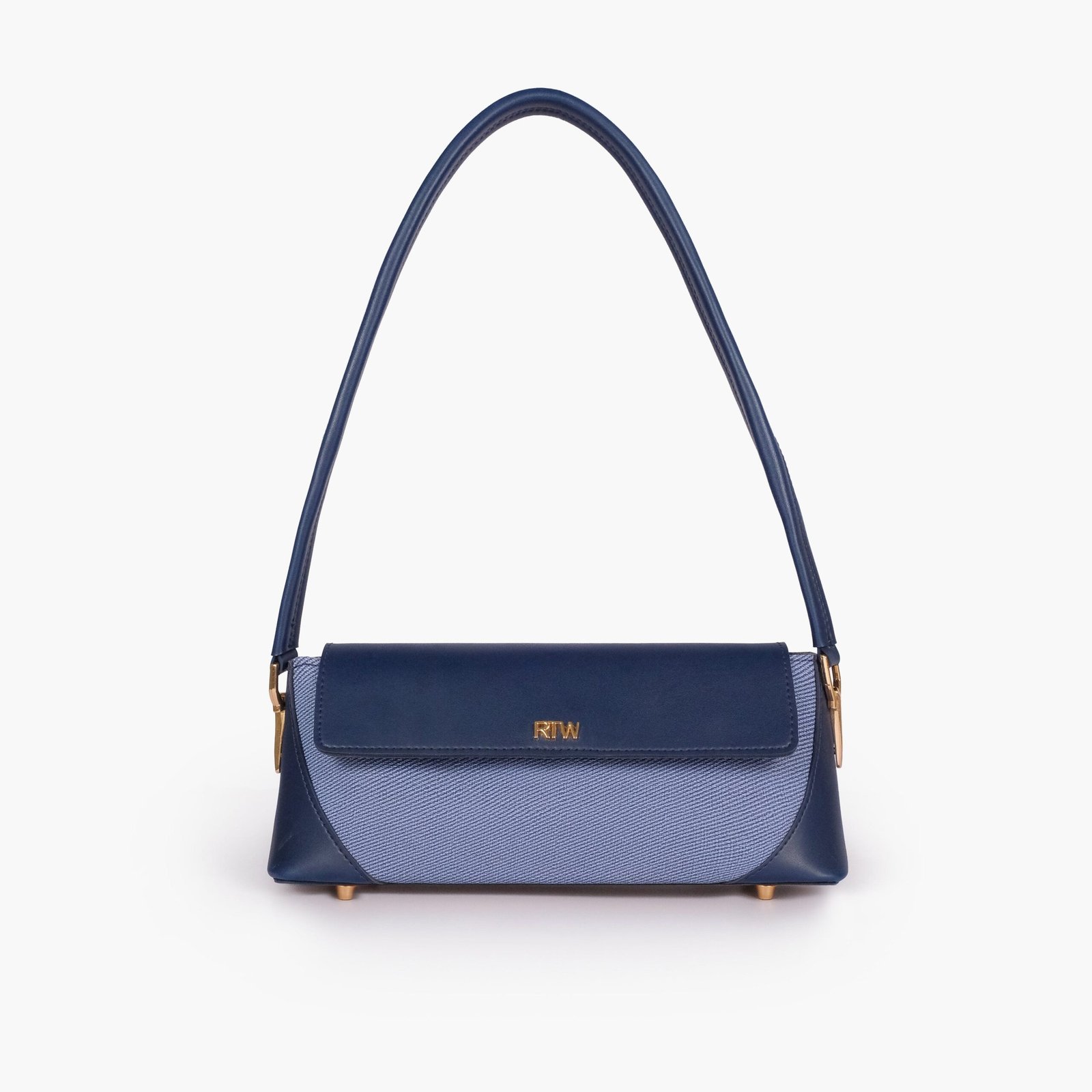 BSB-06-01.jpg Mercura Blue baguette shoulder bag - Image 1