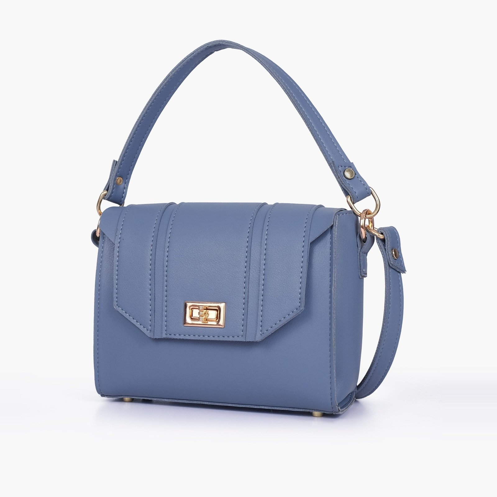 CTC-01-01.jpg Mercura Sky blue compact top-handle cross-body bag - Image 1