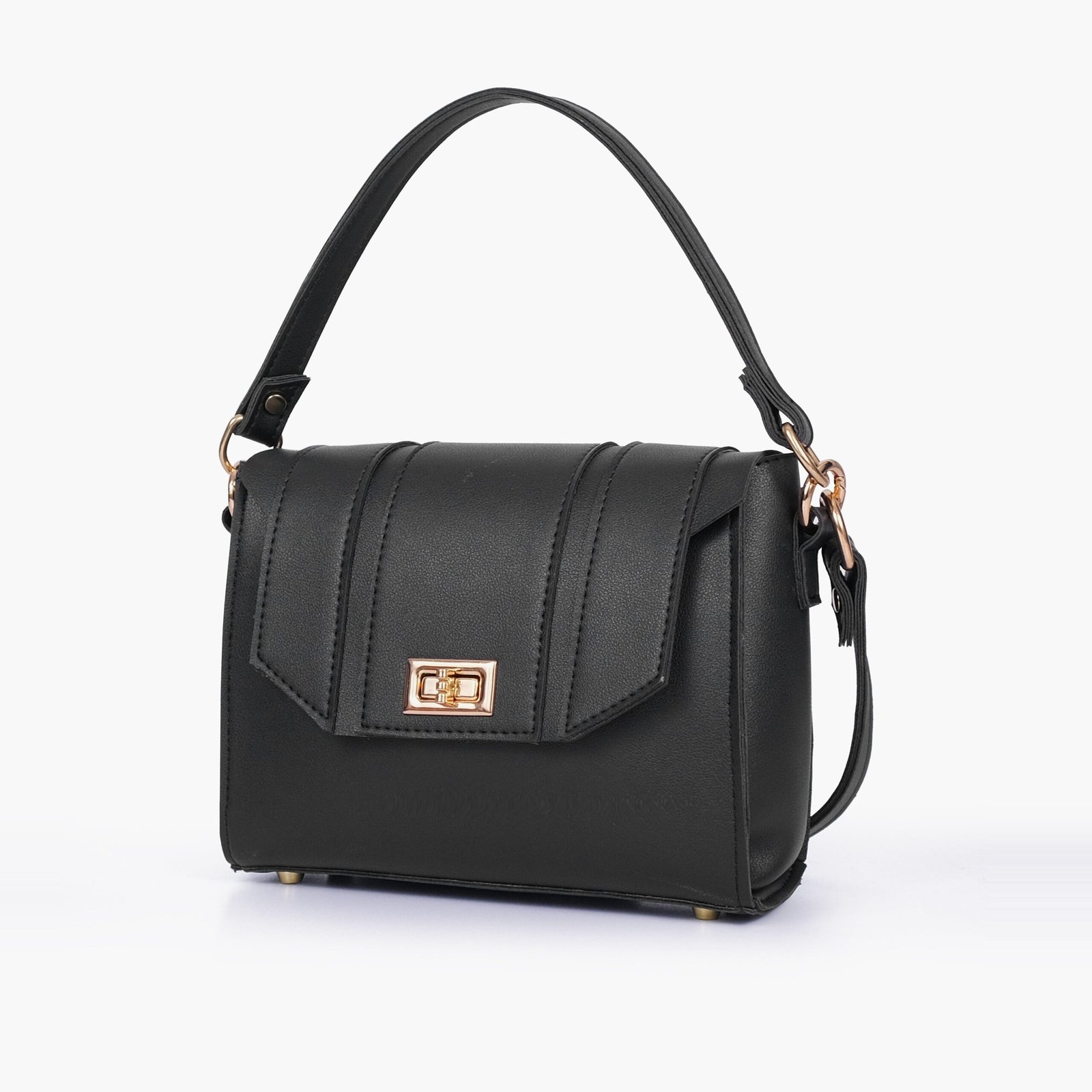 CTC-04-01.jpg Mercura Black compact top-handle cross-body bag - Image 1