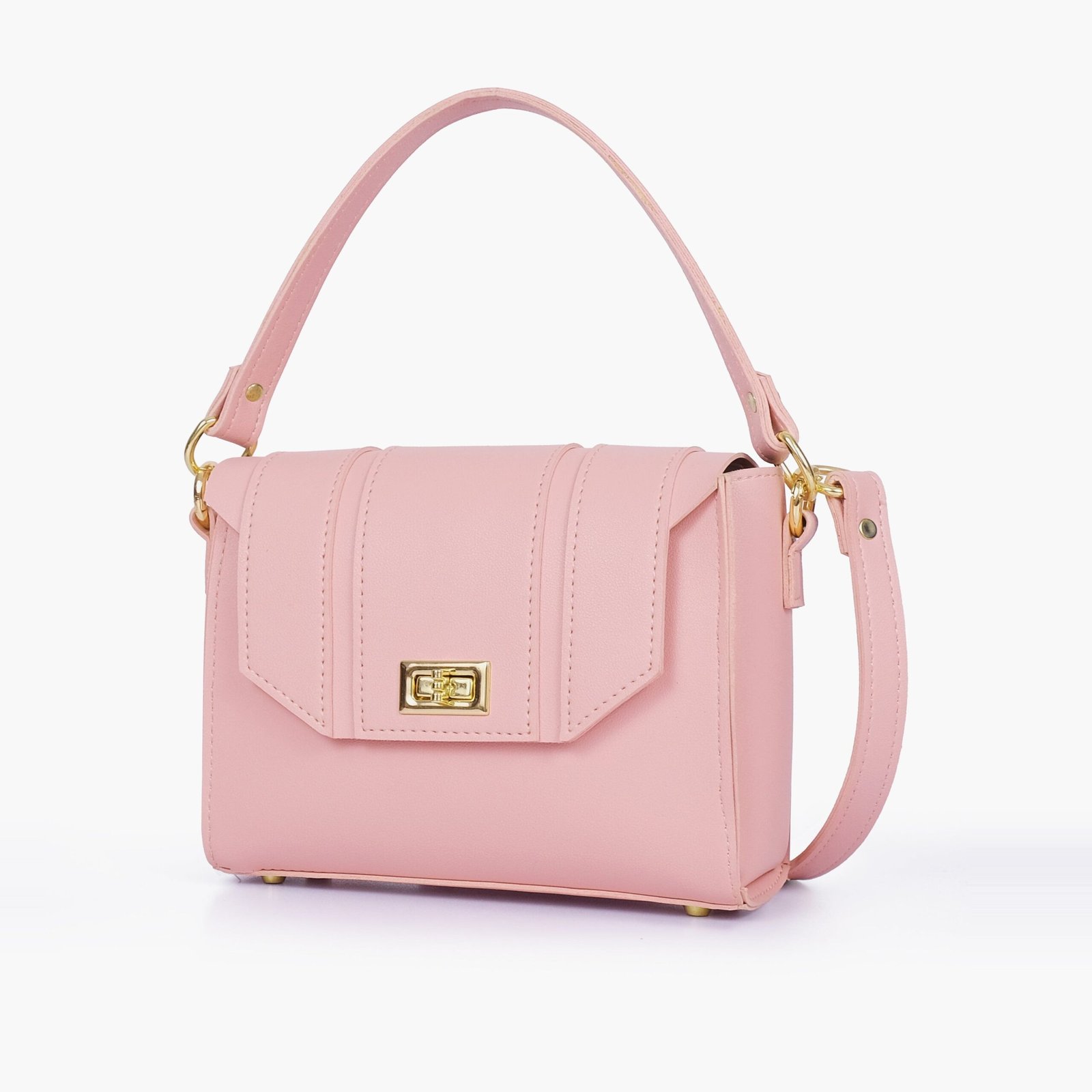 CTC-10-01.jpg Mercura Pink compact top-handle cross-body bag - Image 1