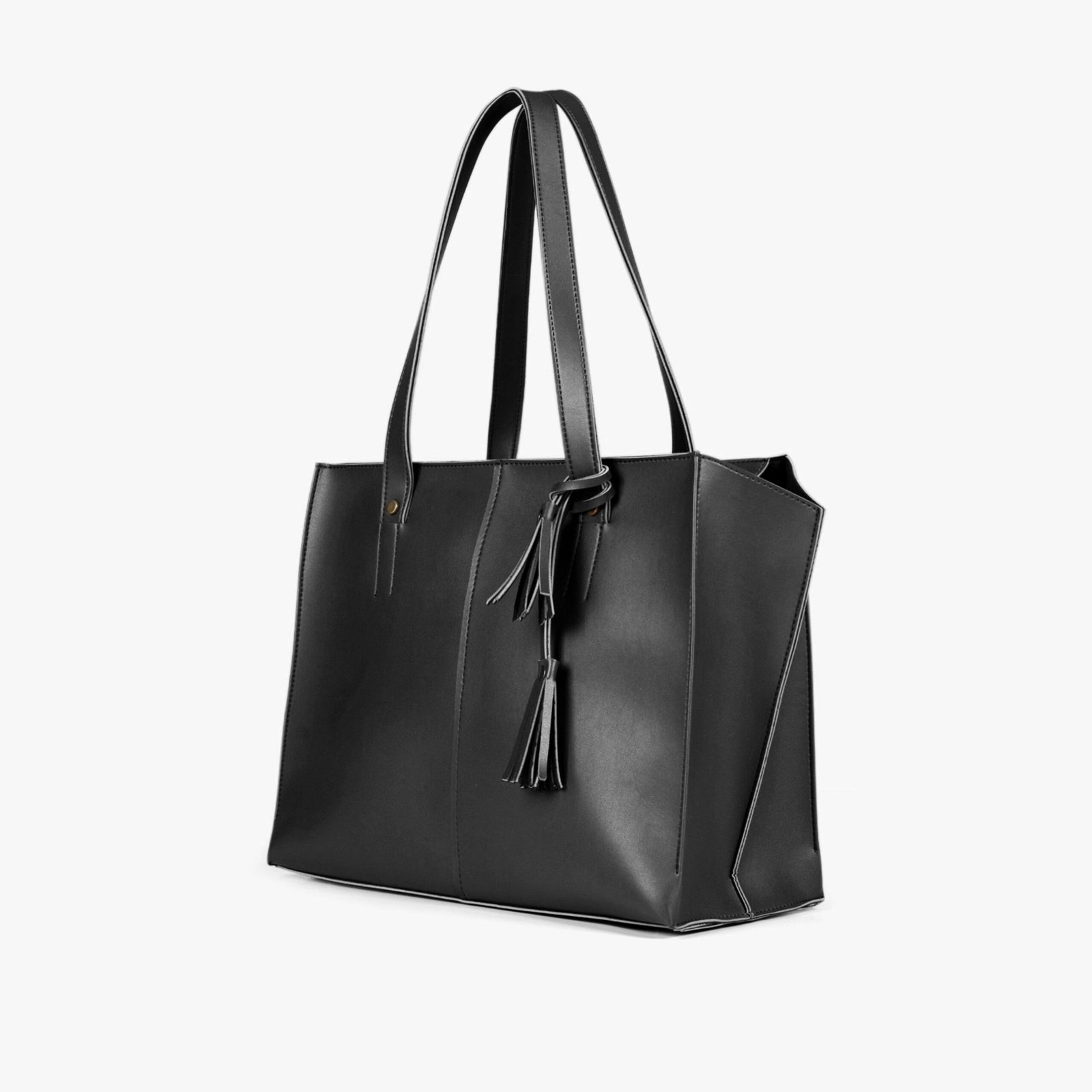DHB-10-01.jpg Mercura Black over the shoulder tote bag - Image 1