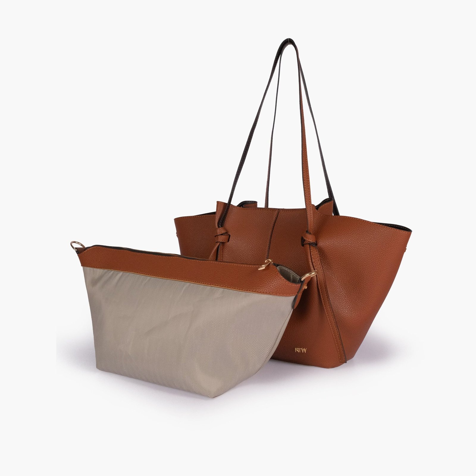 EWT-03-01.jpg Mercura Brown everyday wing tote - Image 1