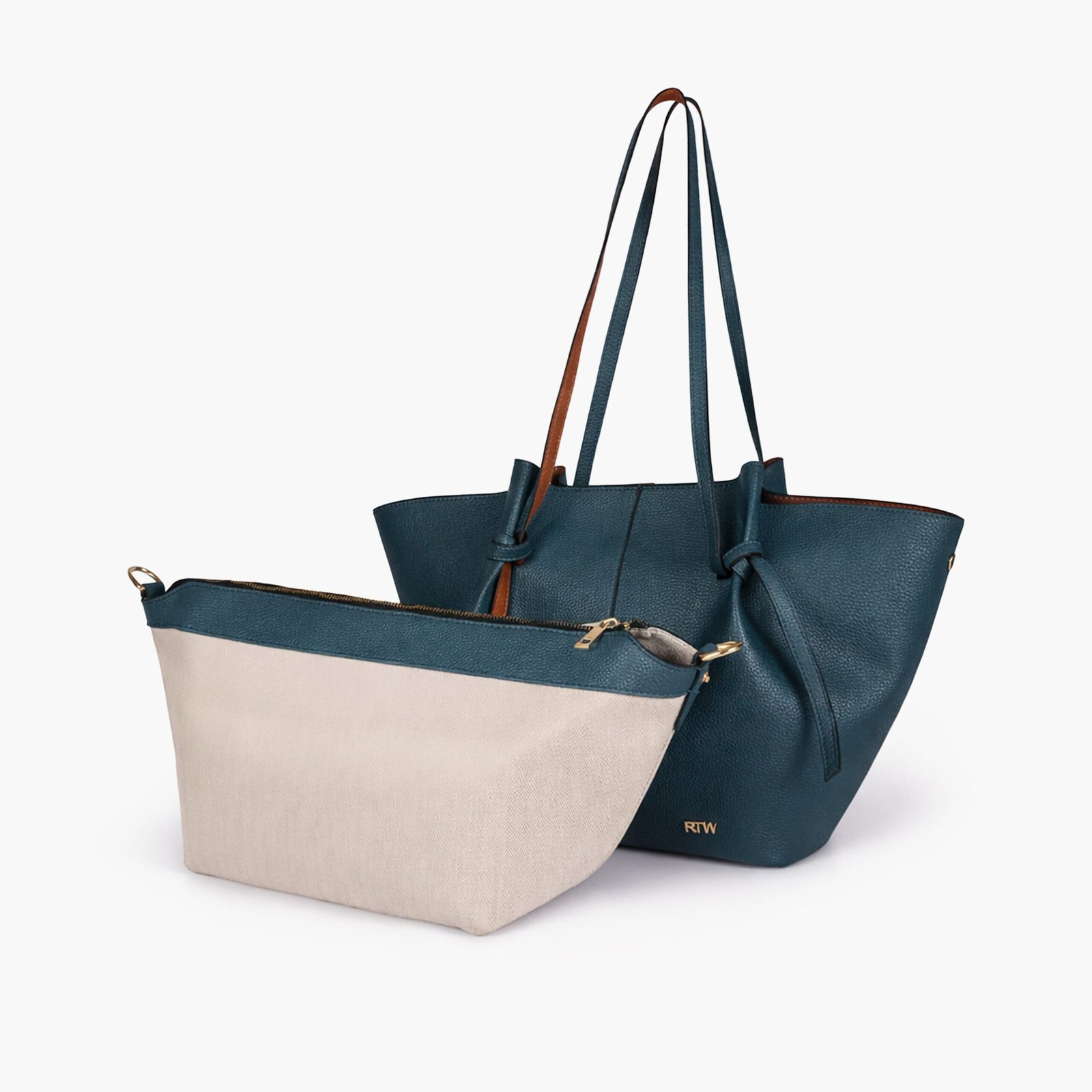 EWT-08-01.jpg Mercura Teal everyday wing tote - Image 1