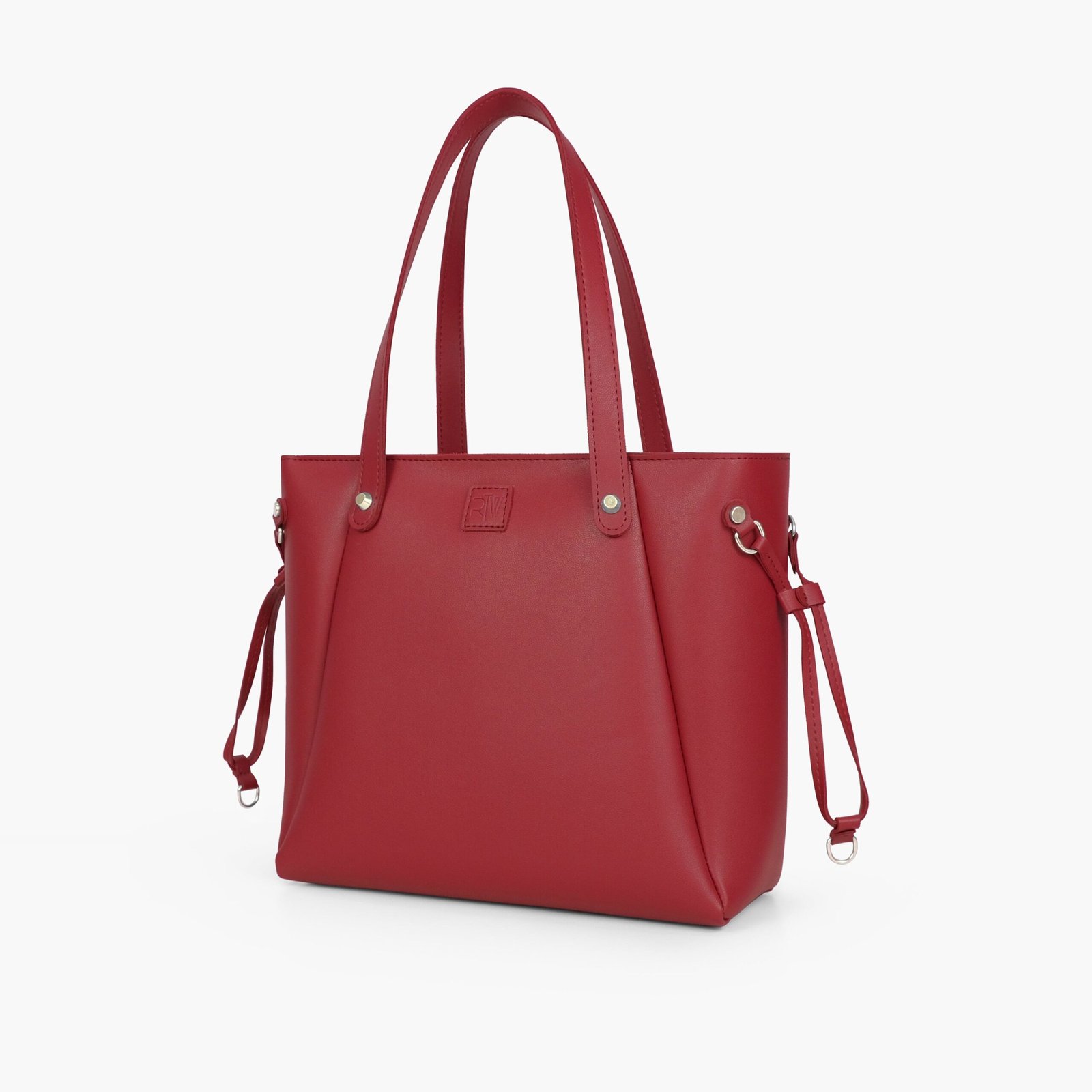 MTT-08-01.jpg Mercura Maroon minimalist tote - Image 1