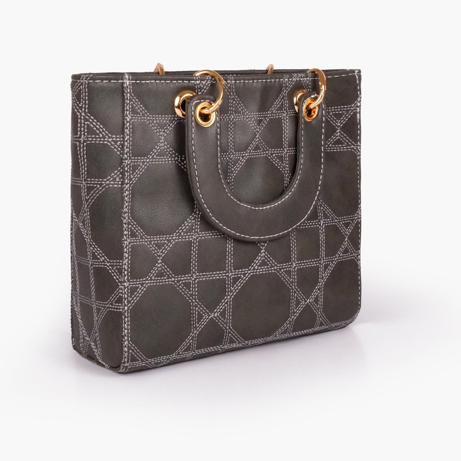 QMT-01-01.jpg Mercura Black quilted mini tote bag - Image 1