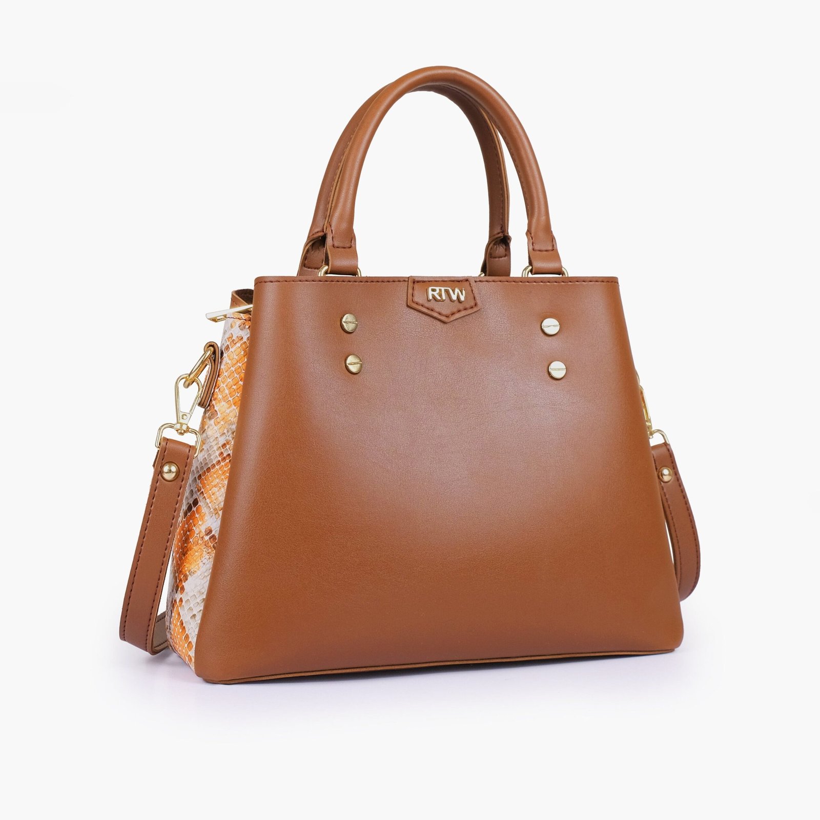 TDT-01-01.jpg Mercura Horse brown the daily tote bag - Image 1