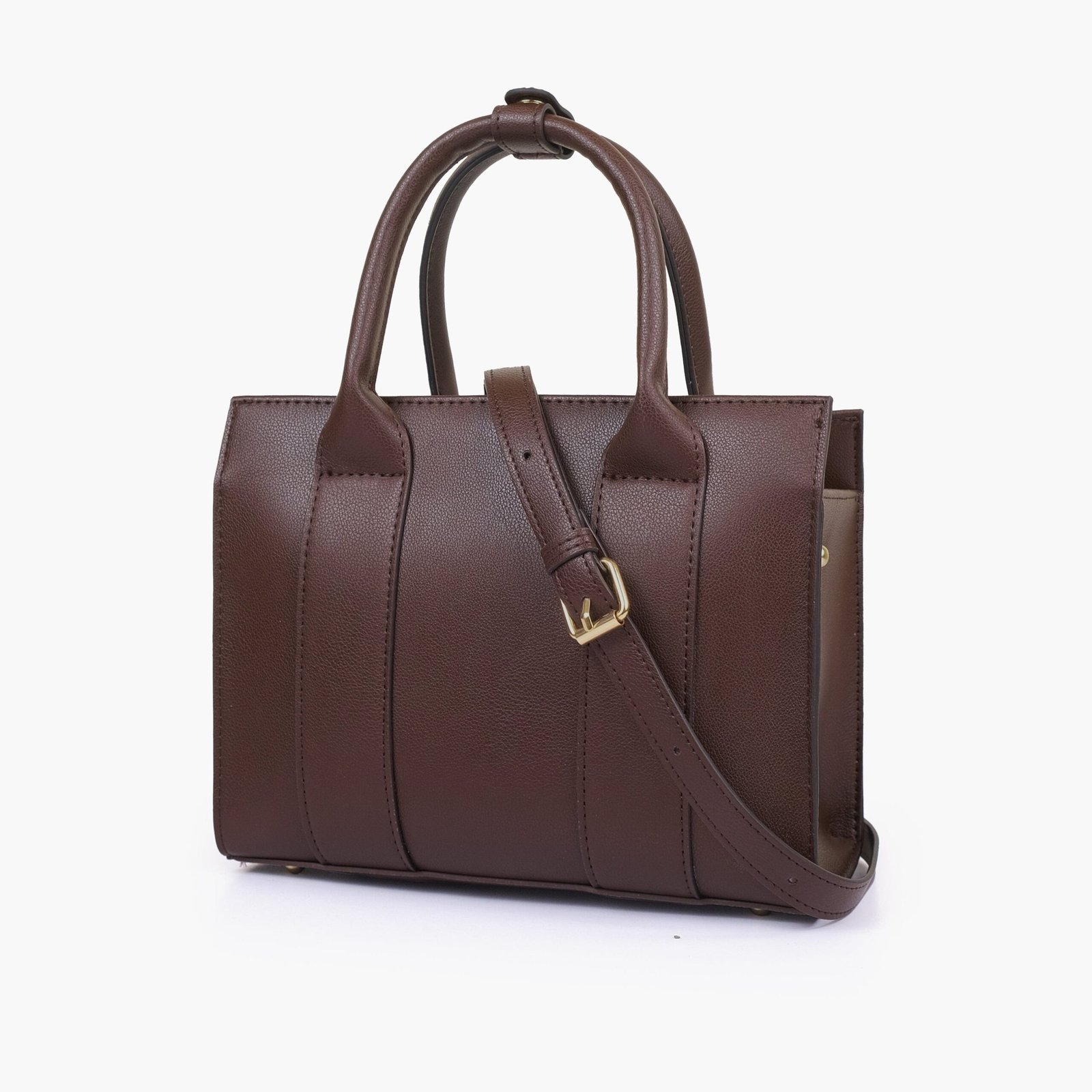 TMT-01-01.jpg Mercura The dark brown mini tote bag - Image 1