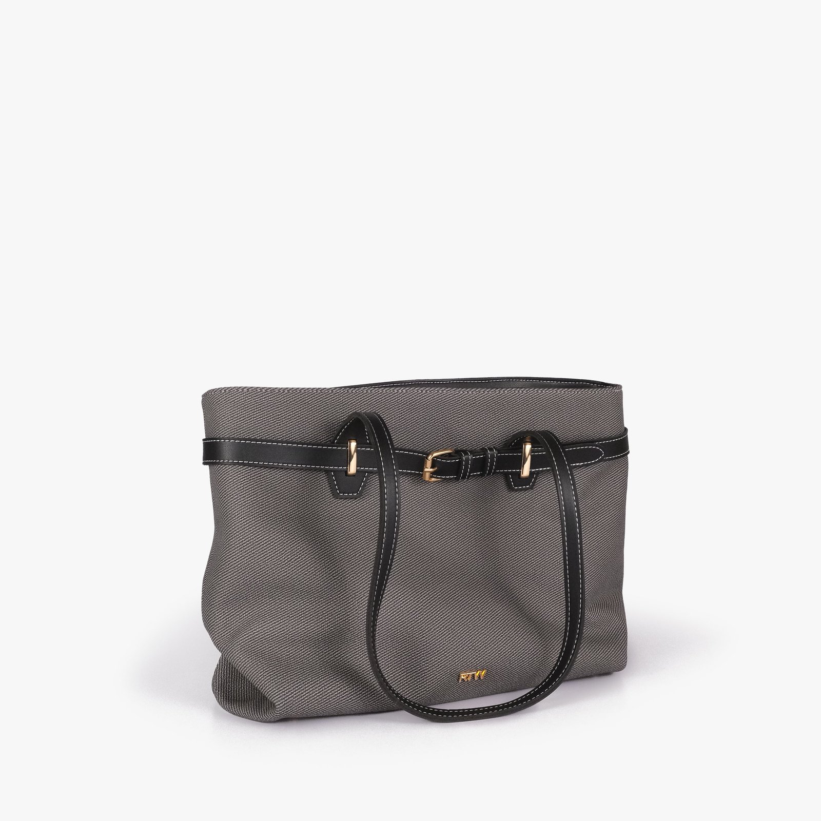 download_2018e677-147e-4db7-b7f1-4ffe65d4daa8.jpg Mercura Charcoal belted tote bag - Image 1