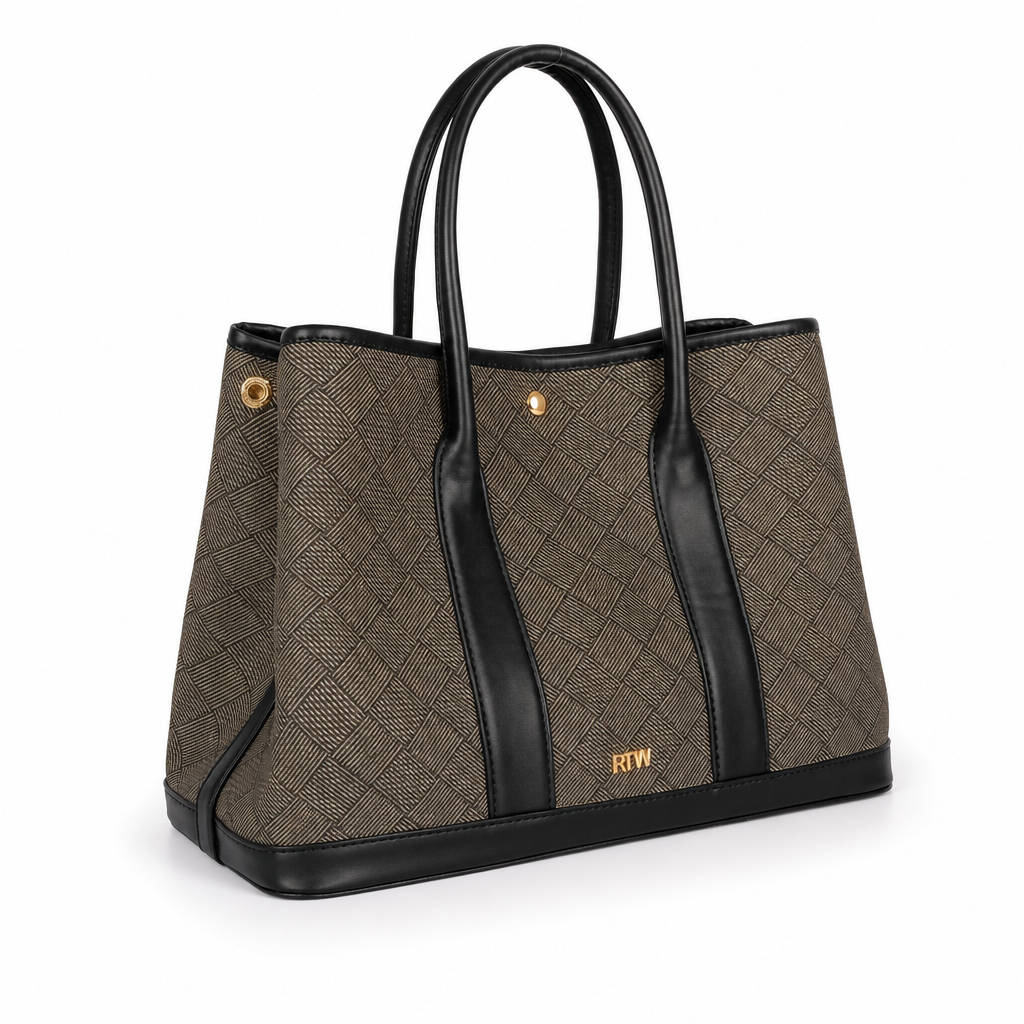 download_469f068e-7fc5-4e74-914b-bbdcb23d1f13.png Mercura Charcoal cane tote - Image 1