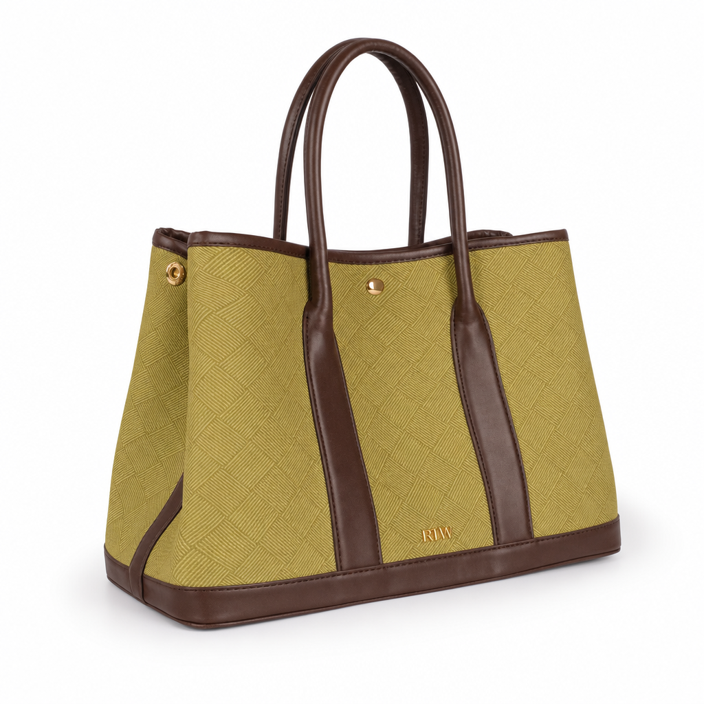 download_731b8986-e2a6-4153-968c-5df2ba6ea83f.png Mercura Olive cane tote - Image 1