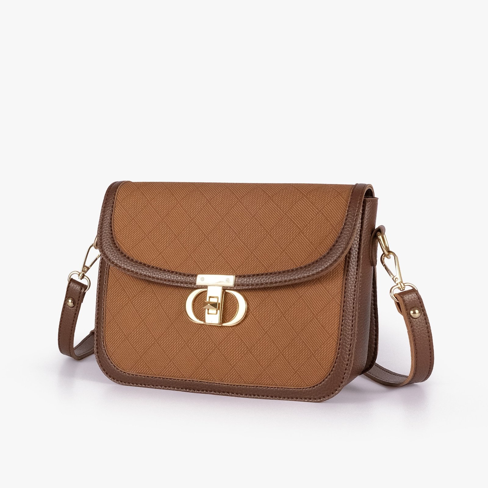 download_a7b2e985-f09e-4725-aea6-782fb4e0e9e6.jpg Mercura Tan contrast cross-body bag - Image 1