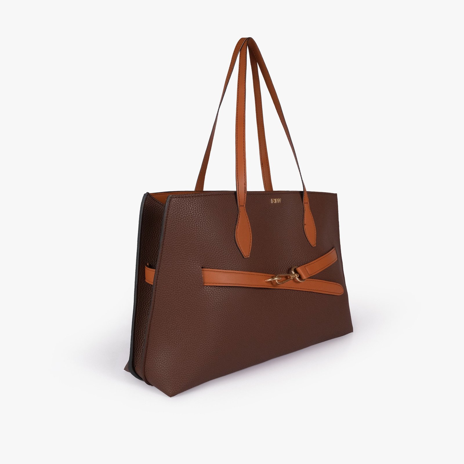 download_e6aff738-d759-429a-be2b-ed6a404c640d.jpg Mercura Dark brown monday tote - Image 1